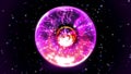 Animation Plasma ball going hot and explode in bigbang or supernova destroy all stars with shining light in outer space universe b