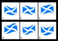 Animation Scottish flag