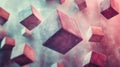 animation scrolling 3D cube Royalty Free Stock Photo