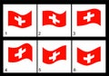 Animation Swiss flag