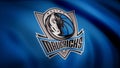 Animation waving in wind flag of basketball club Dallas Mavericks. Editorial use only