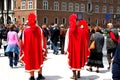 Animators on Via Fori Imperiali in high tourist season.