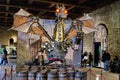 Animatronic dragon in London