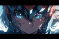 Anime. Anime girl , cyberpunk, steampunk, sci-fi, fantasy. Japanese animation, hand-drawn and computer-generated