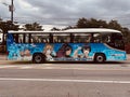 Anime bus in Japan