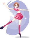 Anime Girl Ballet Dancing