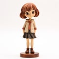 Anime Girl Figurine - Schoolgirl Lifestyle - 32k Uhd - Yosuke Ueno