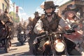 anime gunslingers as they ride alongside the legendary Pancho Villa, challenging corruption and tyranny mexican revolution