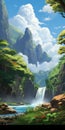 Anime-influenced Landscape: A Faith-inspired Art With Pristine Naturalism