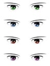 Anime male eyes