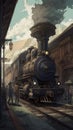 Steampunk Train Station