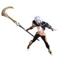 Anime Style Sexy Female Warrior