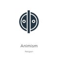 Animism icon vector. Trendy flat animism icon from religion collection isolated on white background. Vector illustration can be