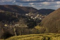 Anina, mining town in Romania - Autumn in Anina Royalty Free Stock Photo