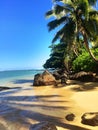 Anini Beach on the island of Kauai Hawaii Royalty Free Stock Photo