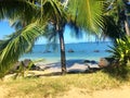 Anini Beach on the island of Kauai Hawaii Royalty Free Stock Photo