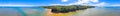 Anini Beach Kauai 360 Aerial Panoramic View Royalty Free Stock Photo