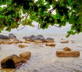Anini Beach, Kauai, Hawaii, USA Royalty Free Stock Photo