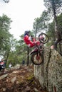 Anion ROURA GELABERT of SPAIN driving the BETA TRIAL in action during the FIM TrialGp Andorra World Championships 2023 in Sant