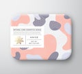 Anise Bath Cosmetics Package Box. Vector Wrapped Paper Container with Care Label Cover. Packaging Design. Modern