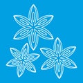 Anise icon, outline style