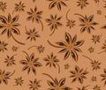 Anise seamless background pattern