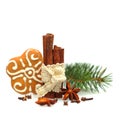 Anise Star, Cinnamon And Christmas Cookies