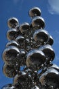 Anish Kapoor steel balls Tall Tree and The Eye Royalty Free Stock Photo