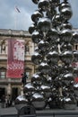 Anish Kapoor steel balls Tall Tree and The Eye Royalty Free Stock Photo