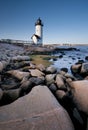 Anisquam Lighthouse at dawn