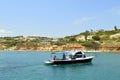 Anissaras motorboat in Crete Royalty Free Stock Photo