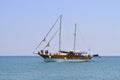 Anissaras sailboat in Crete Royalty Free Stock Photo