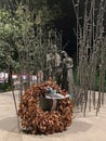 Anita e Giuseppe Garibaldi memorialized at Porto Garibaldi, Emilia-Romagna coast, Italy