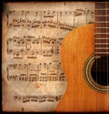 Anitique guitar Royalty Free Stock Photo