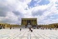 Anitkabir and Turkish People. National days of Turkey background photo