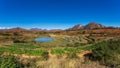 Anja national park terraced cultivations landscape on a sunny day