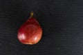 Anjou red pear on grey stone Royalty Free Stock Photo