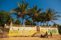 Anjuna beach Royalty Free Stock Photo