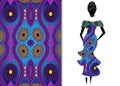 Ankara clothing woman, African Print fabric, Ethnic handmade ornament for your design, Ethnic and tribal motifs geometric elements