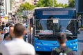 Ankara city buses in Kizilay district.