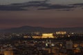 Ankara Landscape. Mausoleum. Ankara, Capital city of Turkey. Ankara view with evening long exposure Anitkabir