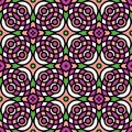 Ankara Seamless African Print Wax Design Royalty Free Stock Photo