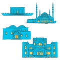Ankara, Turkey, Colored Landmarks