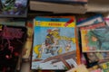 Ankara, Turkey - December 05 2021: Old Lucky Luke comic book for sale at flea market Royalty Free Stock Photo