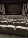 Ankara, Turkey - Feb 20, 2020 : the large empty auditorium inside the library building