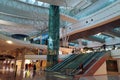 Ankara, Turkey - January 31, 2022: Interior of Esenboga Airport, main international airport of Ankara, the capital city of Turkey