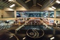 Ankara, Turkey - January 31, 2022: Interior of Esenboga Airport, main international airport of Ankara, the capital city of Turkey