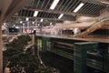 Ankara, Turkey - January 31, 2022: Interior of Esenboga Airport, main international airport of Ankara, the capital city of Turkey