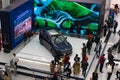 Ankara, Turkey - March 31: TOGG car at Ankara ECO Climate Summit as a green car. Turkey`s Automobile Enterprise Group, or TOGG fo Royalty Free Stock Photo