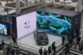 Ankara, Turkey - March 31: TOGG car at Ankara ECO Climate Summit as a green car. Turkey`s Automobile Enterprise Group, or TOGG fo